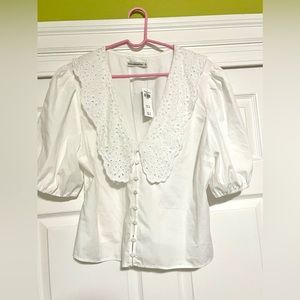 Abercrombie & Fitch Collared Top XL